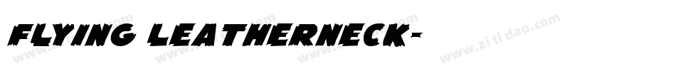Flying Leatherneck字体转换